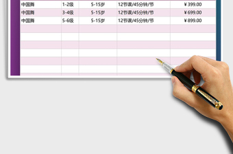 2021年舞蹈培訓(xùn)課程報(bào)價(jià)單