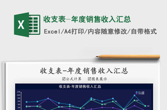 2021年收支表-年度銷售收入?yún)R總