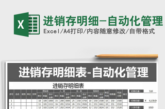 2021年進(jìn)銷存明細(xì)-自動(dòng)化管理免費(fèi)下載