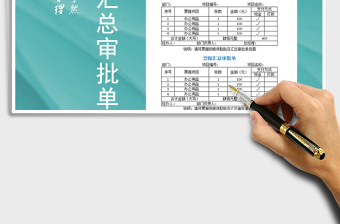 2021年票據(jù)匯總審批單模板