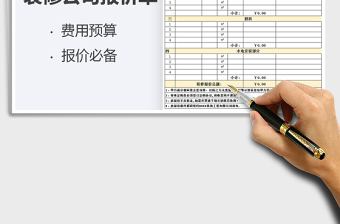 2021年裝修公司報(bào)價(jià)單