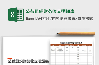 2022年公益組織財(cái)務(wù)收支明細(xì)表免費(fèi)下載