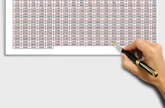 2021年365天存錢計劃表（可調(diào)初始額增加額）免費下載