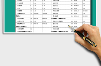 2022年資產(chǎn)負債表