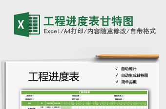 2021年工程進度表甘特圖