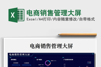 2021年電商銷售管理大屏