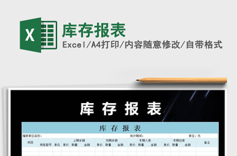 2022年庫存報表