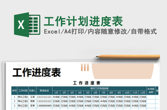 2021年工作計(jì)劃進(jìn)度表