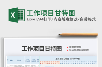 2021年工作項(xiàng)目甘特圖