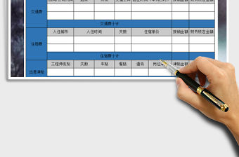 2022年差旅費報銷單免費下載
