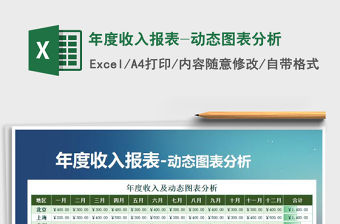 2021年年度收入報表-動態圖表分析