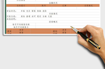 2022年經(jīng)銷商資料管理表-含公式免費(fèi)下載