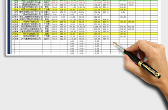 2022年財務(wù)收支月報表
