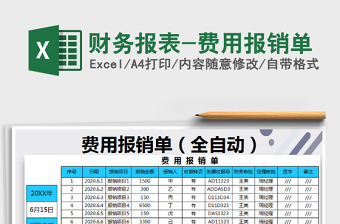 2022财务接待费用报销单