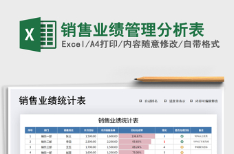 2021年銷(xiāo)售業(yè)績(jī)管理分析表