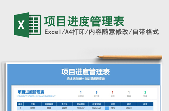 2021年項(xiàng)目進(jìn)度管理表