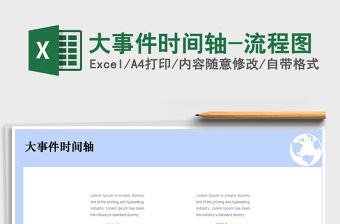 2022年大事件時間軸-流程圖免費下載