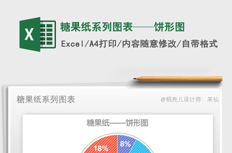 2021年糖果紙系列圖表——餅形圖免費(fèi)下載