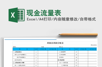 2021年現(xiàn)金流量表