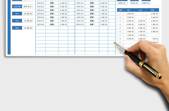 2022年收入支出管理模板免费下载