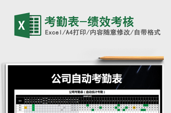 2022年考勤表-績效考核
