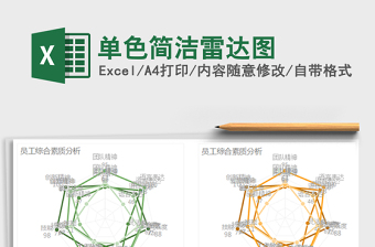 2021年單色簡(jiǎn)潔雷達(dá)圖免費(fèi)下載