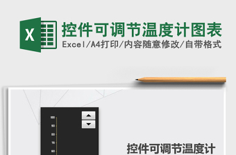 2021年控件可調節(jié)溫度計圖表
