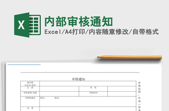 2021年內(nèi)部審核通知