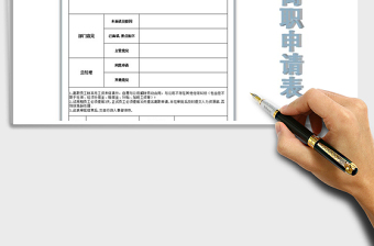 2022年離職申請表
