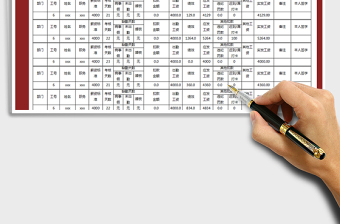 2022年员工工资条(带公式)免费下载