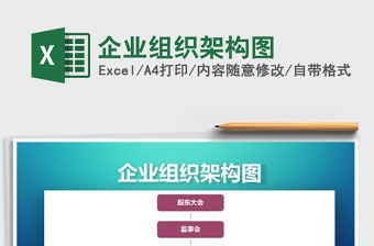 2021年企業(yè)組織架構(gòu)圖