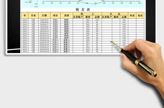 2021年收支表-月統(tǒng)計(jì)表