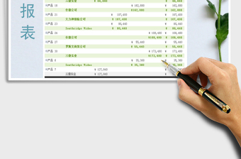 2022年銷售報(bào)表（按季度查詢）免費(fèi)下載