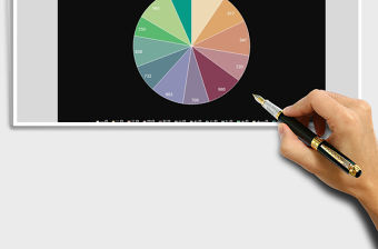 2022年餅圖通用模板免費下載