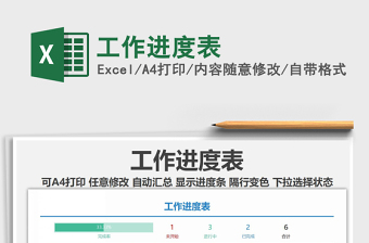 2021年工作進度表