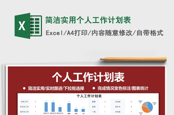 2021年簡潔實用個人工作計劃表