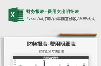 2021年財(cái)務(wù)報(bào)表-費(fèi)用支出明細(xì)表