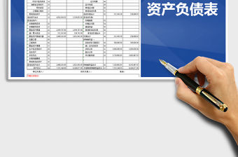 2022年財務資產負債表免費下載