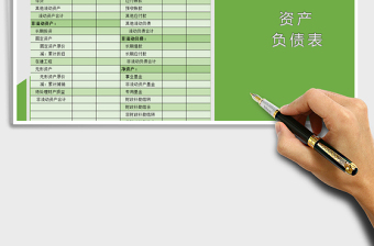 2021年資產(chǎn)負(fù)債表免費(fèi)下載