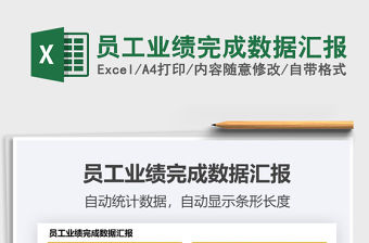 2021年員工業績完成數據匯報