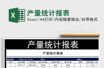 2021年產(chǎn)量統(tǒng)計(jì)報(bào)表