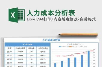 2022年人力成本分析表