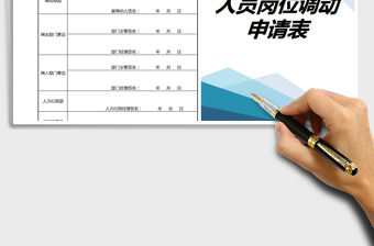 2021年人員崗位調動申請表