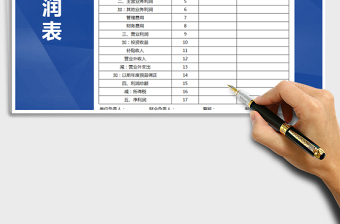 2021年利潤表