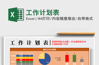 2022年工作計劃表免費下載