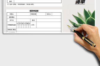 2021年借款、提款審批單