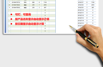 2021年销售明细表（可查询，打印，自动）免费下载