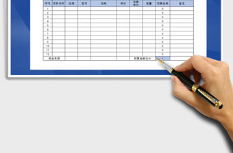 2021年采購項目申報表