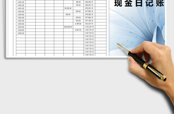 2022年現(xiàn)金日記賬