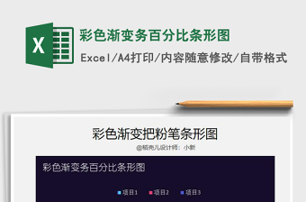 2022Excel甘特图百分比进度